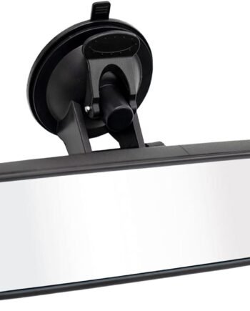 Rear View Mirror, Universal Thickened Anti-glare HD Car Interior Rear View Mirror-(With Adjustable Suction Cup)