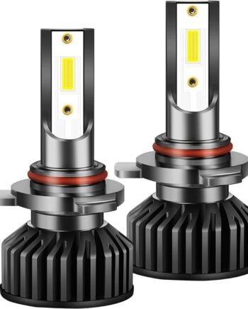 LED Headlights with Built-In Driver, 6000K White Light, 2 Pieces