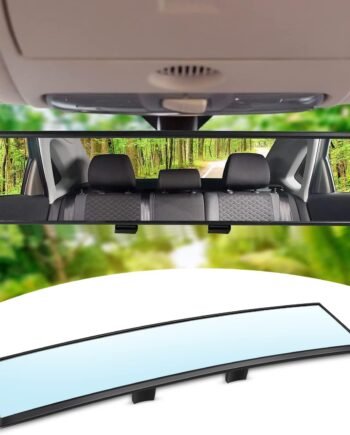 Car HD Rearview Mirrors 12 Inch, Interior Clip-on Panoramic Rear View Mirror, Wide Viewing Range Rear View Mirror, Universal Use for Cars, s, Trucks, Vehicles