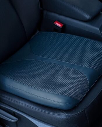 Car Memory Foam Heightening Seat Cushion for Short Drivers,Hip/Tailbone/Lower Back Pain Relief Driving Booster seat for Adults,for Truck,SUV,Office Chair,Wheelchair,etc.(Blue)
